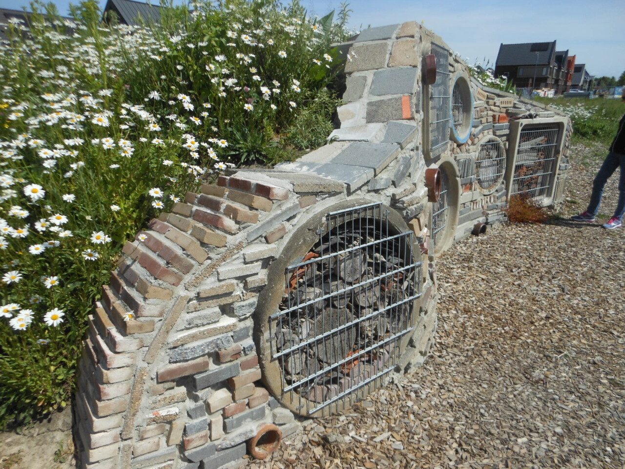 Insectenwand bloemen bospark bron onbekend WF