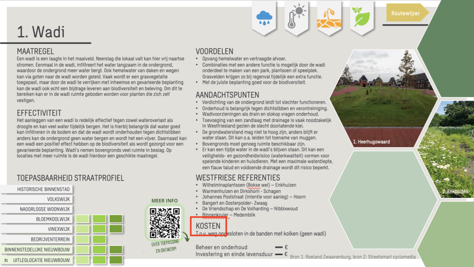 Leeswijzer kosten