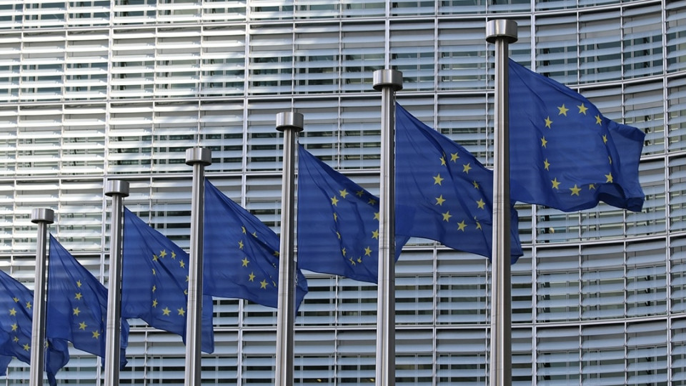 Vlaggen europa eu brussel