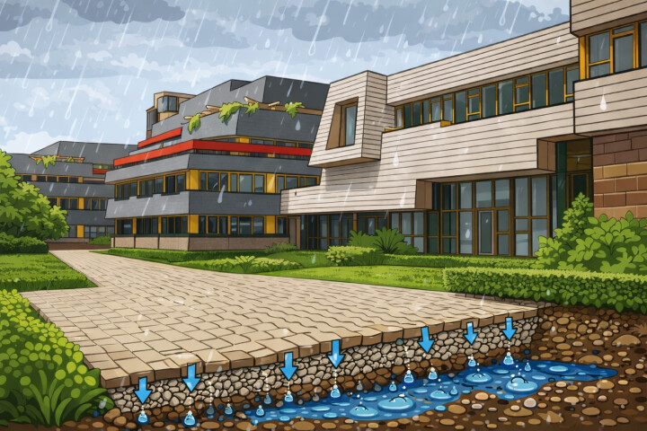 Waterdoorlatende verharding